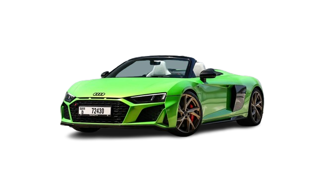 Rent Audi R8 Spyder performance in Dubai