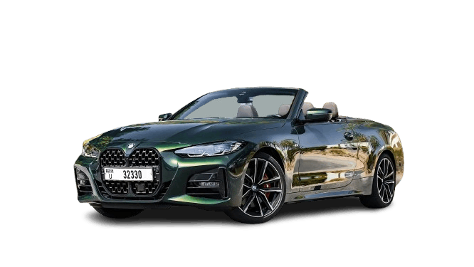 Rent BMW 430i M Sport Green in Dubai
