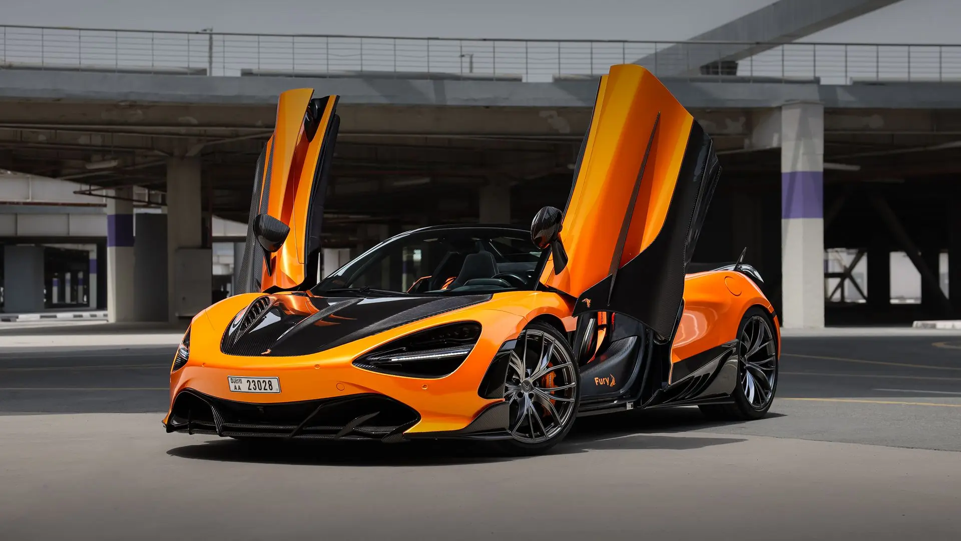 Rent Mclaren 720S Spider TopCar in Dubai