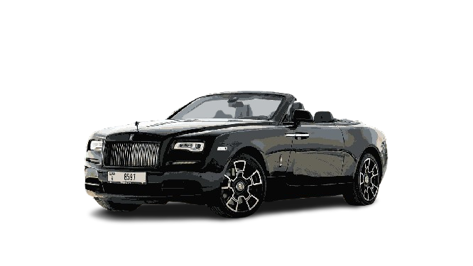Rent Rolls-Royce Dawn Cabrio Black Badge in Dubai