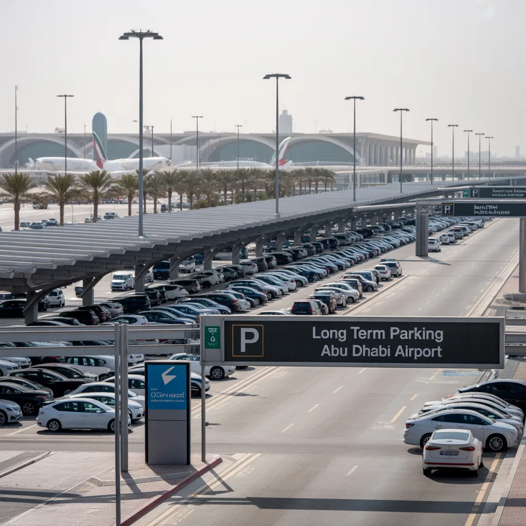 auh airport parking fees