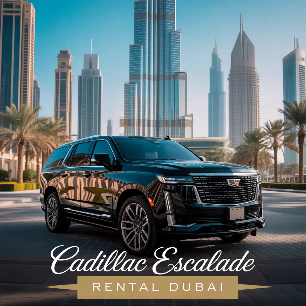 cadillac rental dubai