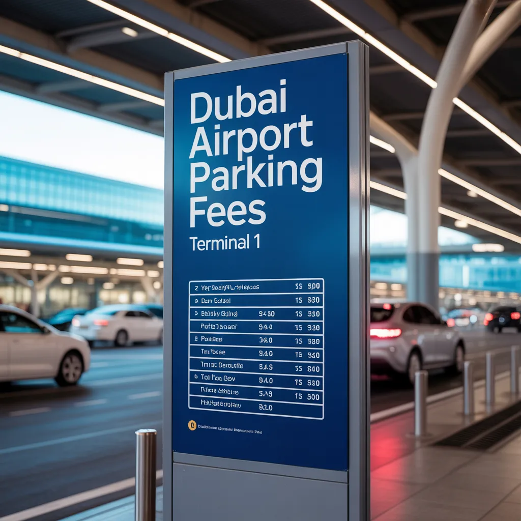 dubai airport terminal 1 arrivals parking
