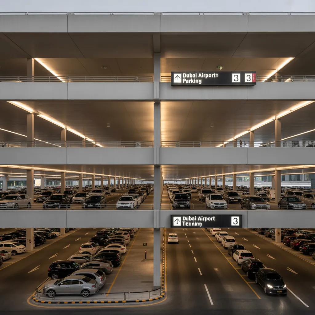 dubai airport terminal 3 arrivals parking