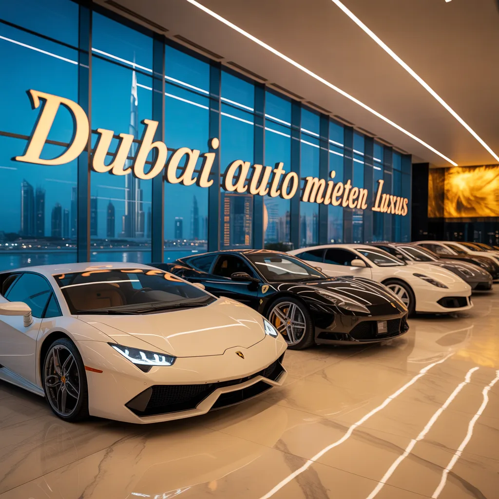 dubai auto mieten luxus