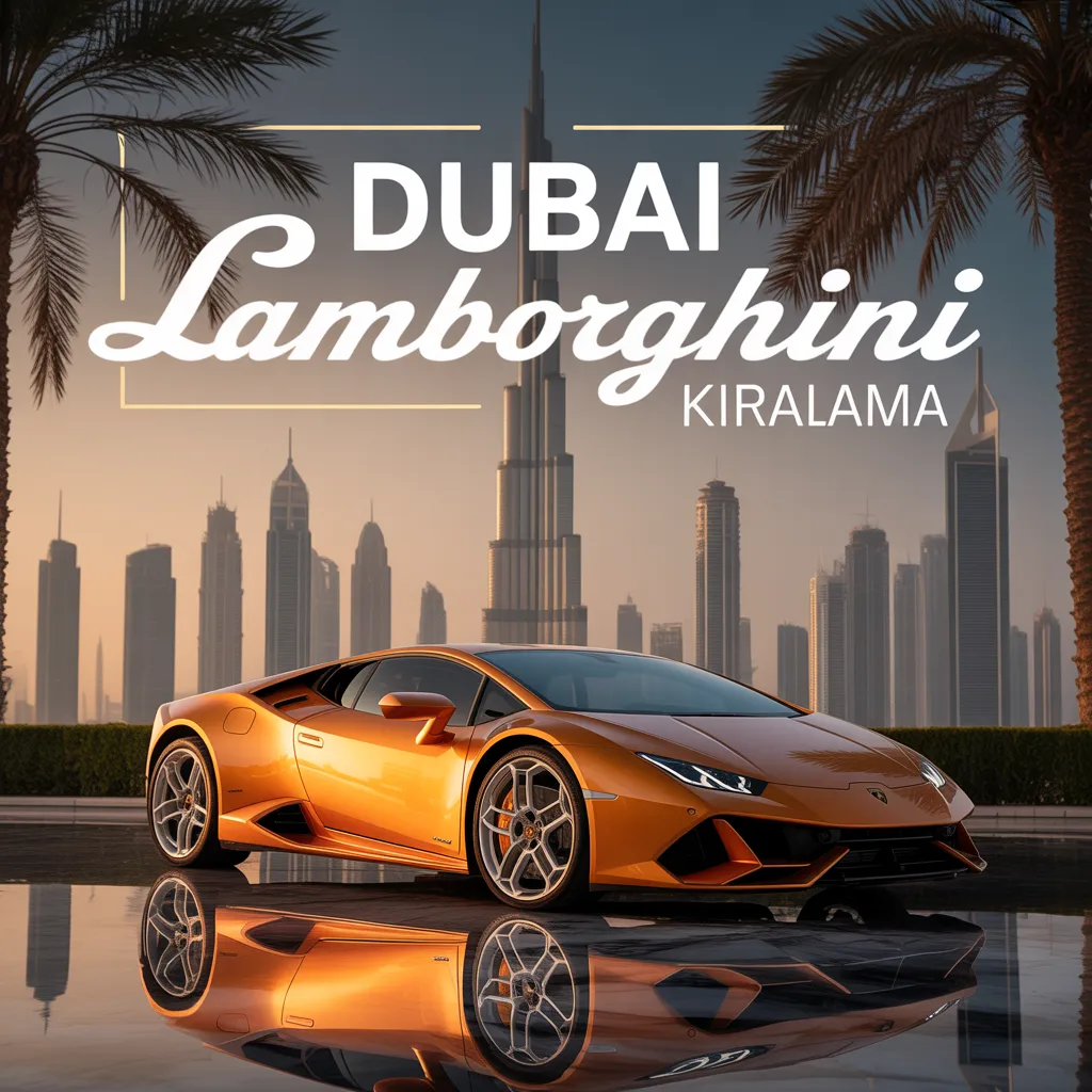dubai lamborghini kiralama