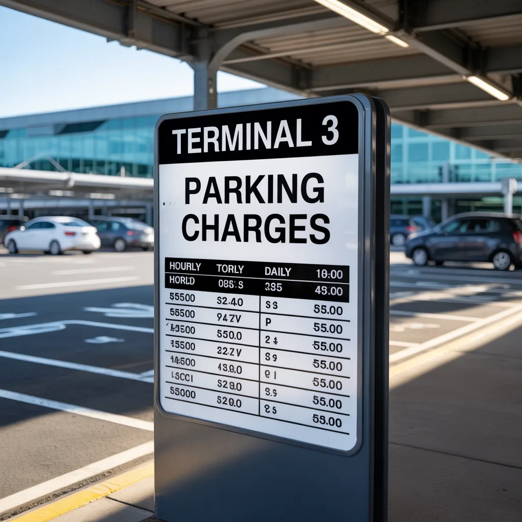 dubai terminal 3 parking fee per hour
