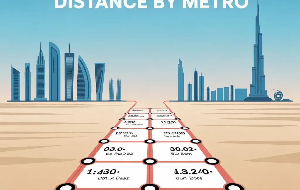 dubai to abu dhabi distance by metro