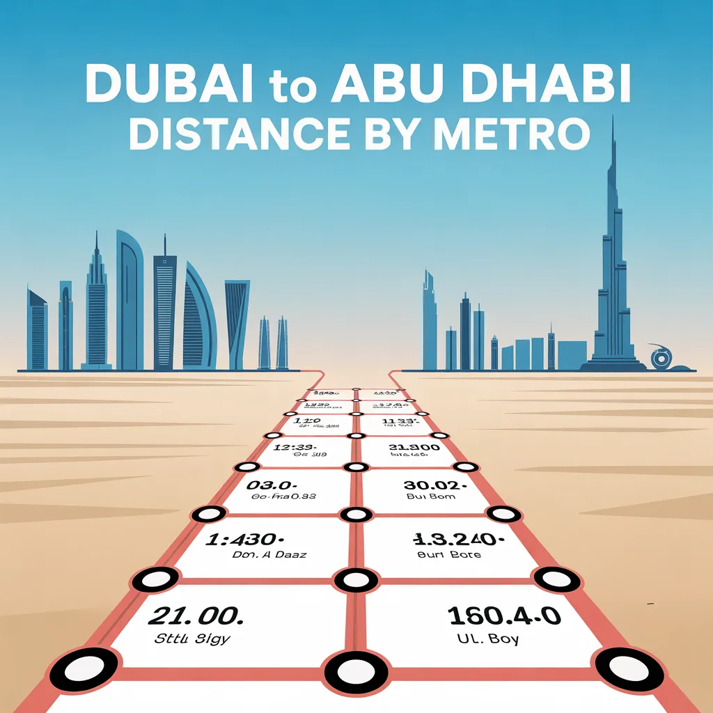 dubai to abu dhabi distance by metro