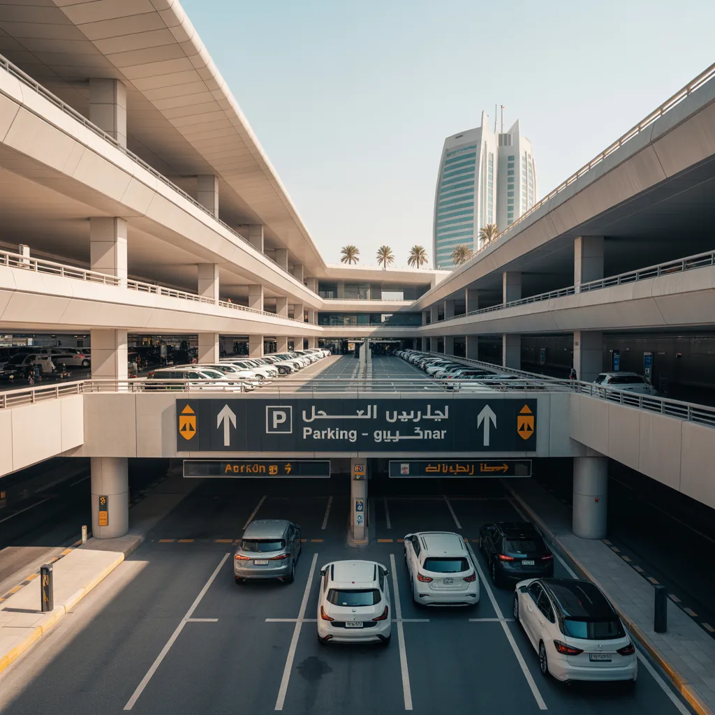 dxb terminal 3 arrivals parking