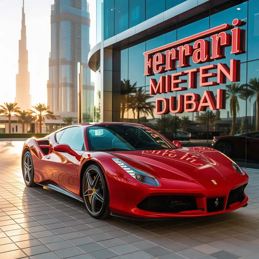 ferrari mieten dubai