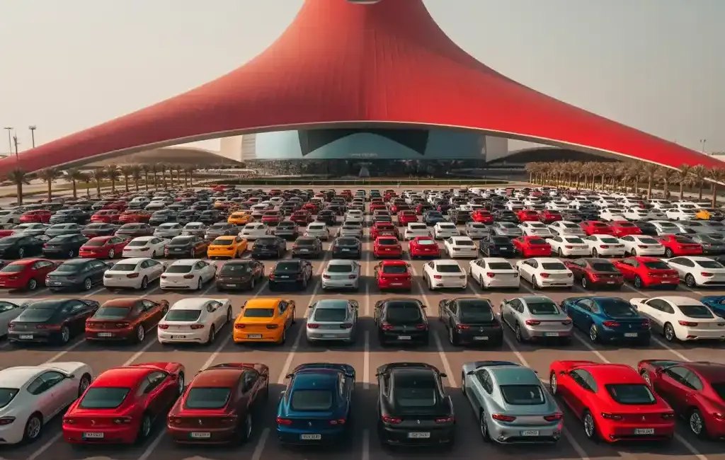 ferrari world parking