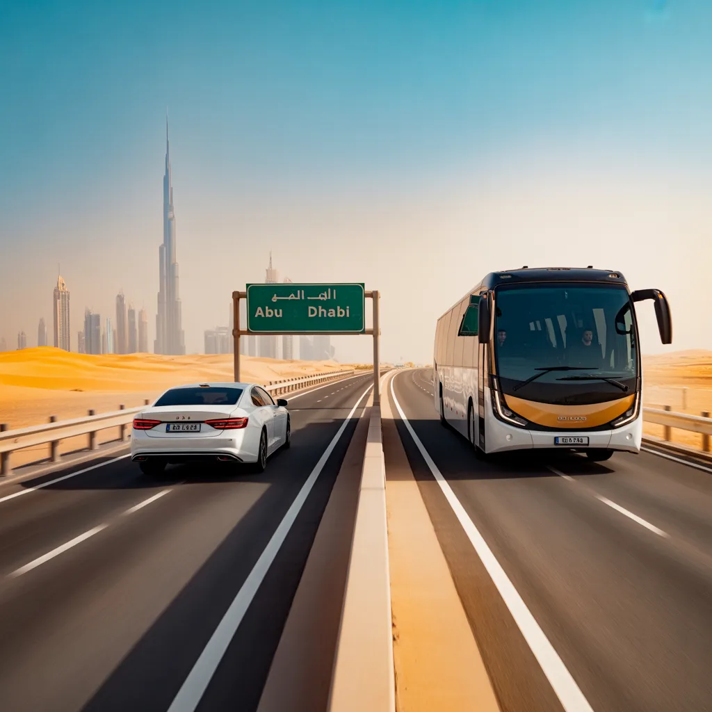 from dubai to abu dhabi