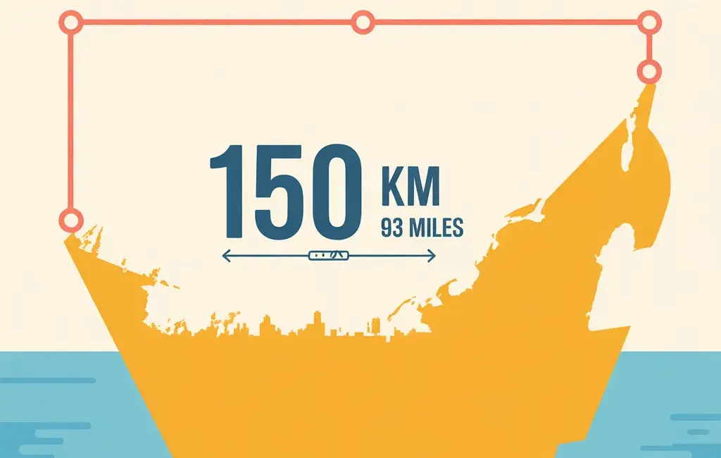 how far is abu dhabi from dubai