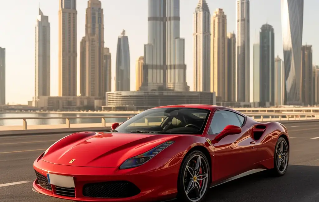 location ferrari dubai