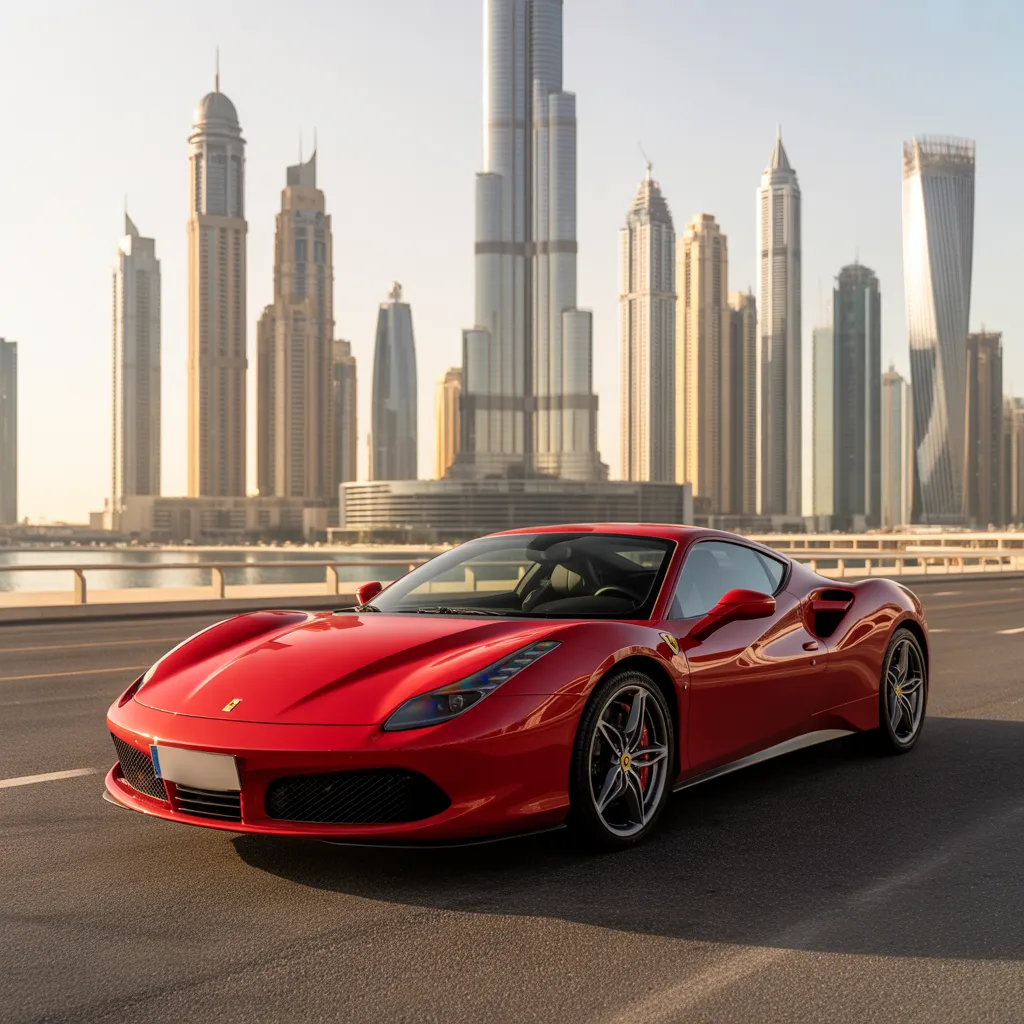 location ferrari dubai