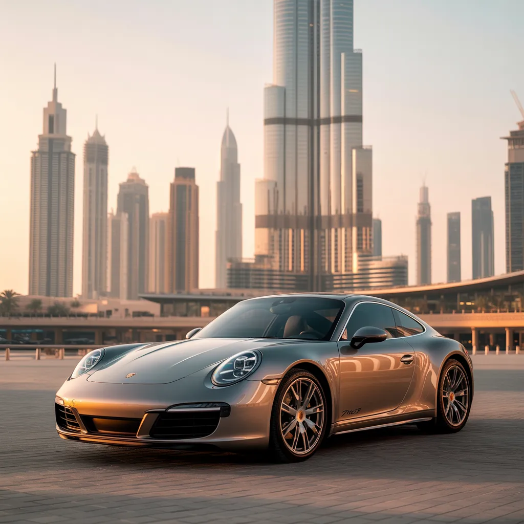 location porsche dubai