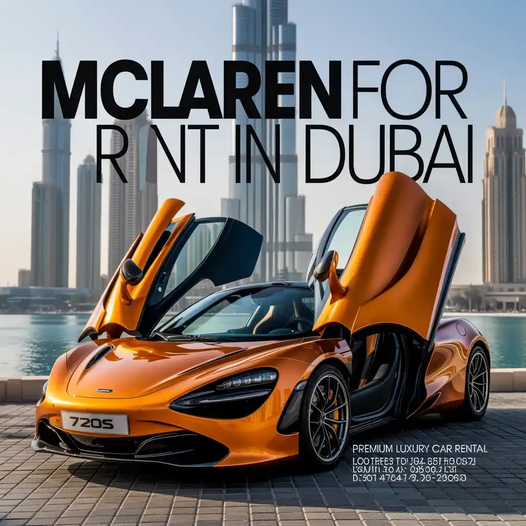 mclaren for rent in dubai