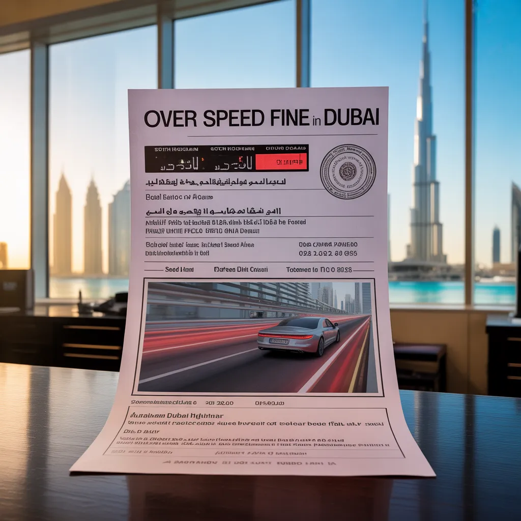 over speed fine in dubai