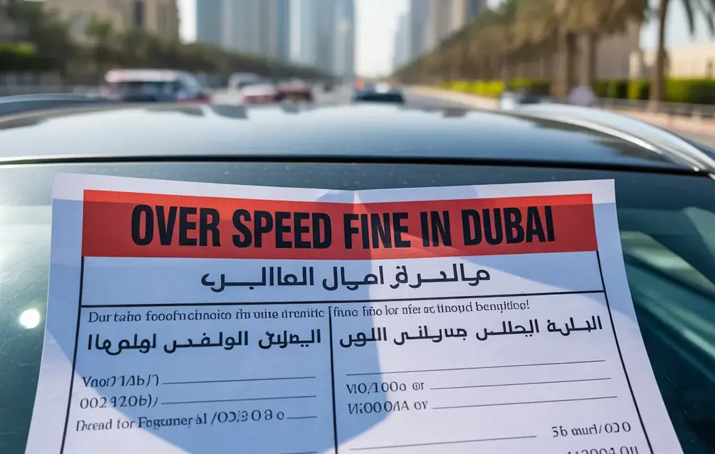 over speeding fine in dubai