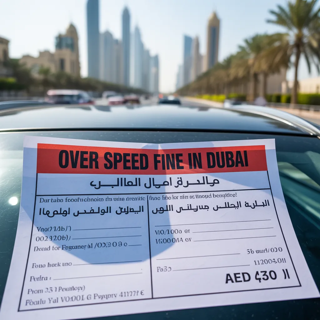 over speeding fine in dubai