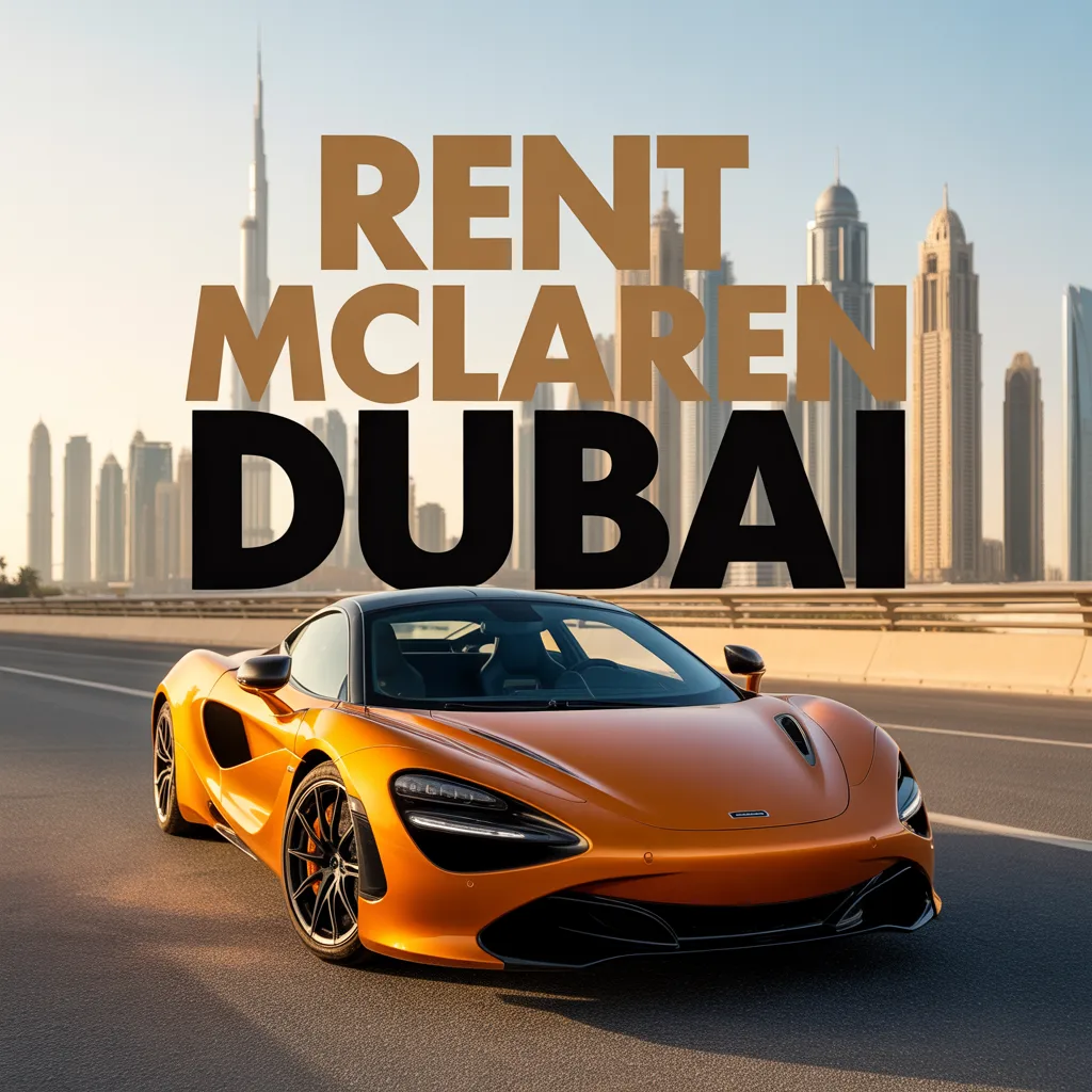 rent a mclaren in dubai