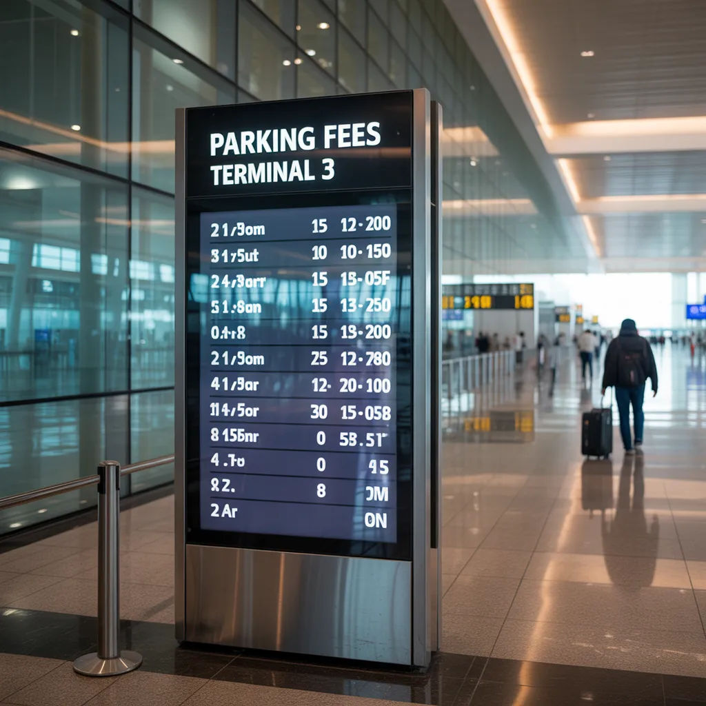 terminal 1 arrivals parking