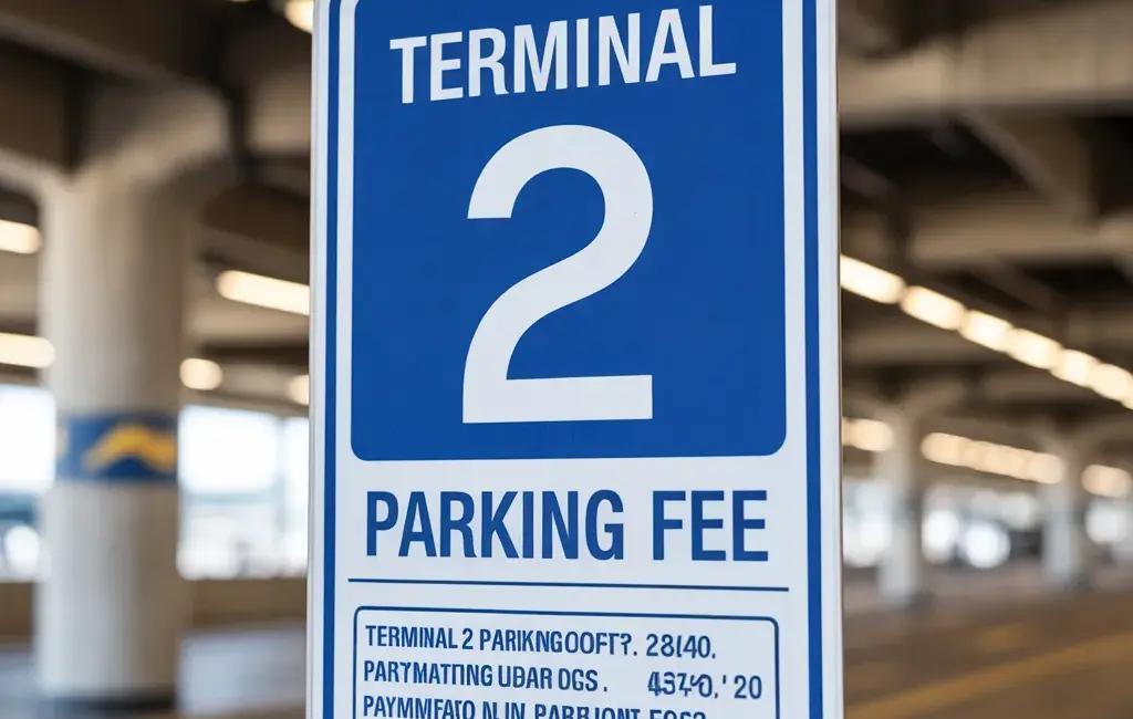 terminal 2 parking fee