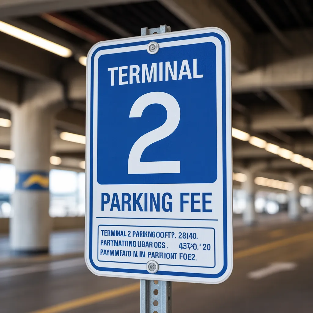 terminal 2 parking fee