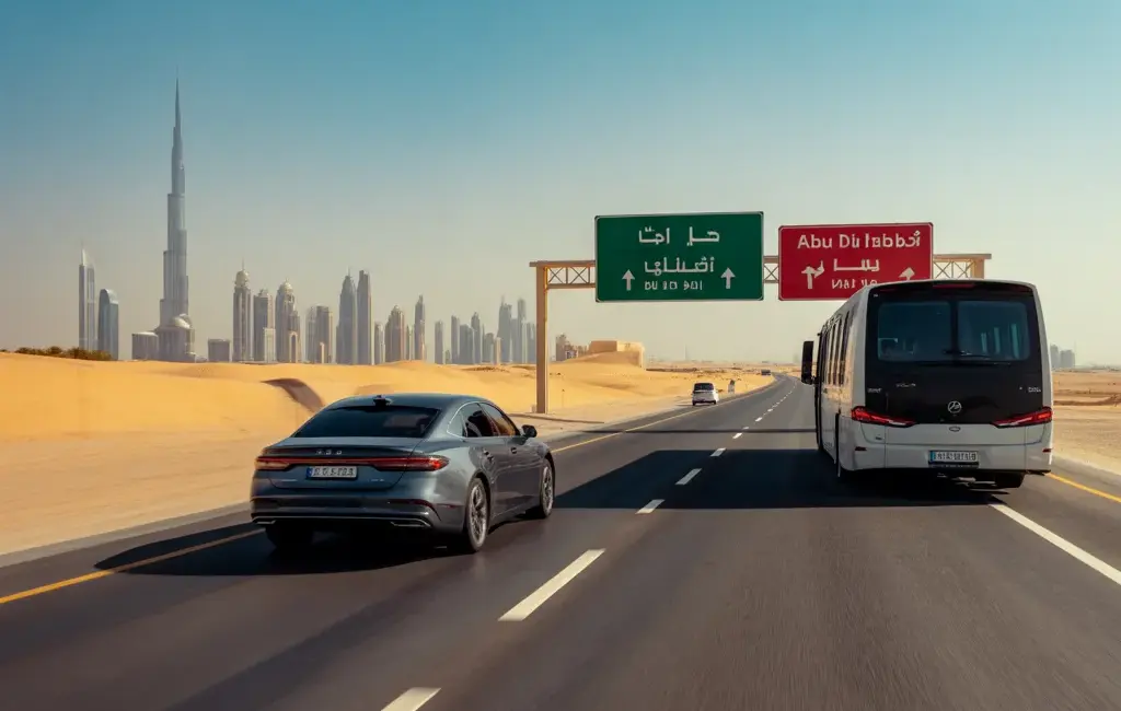 transport from dubai to abu dhabi