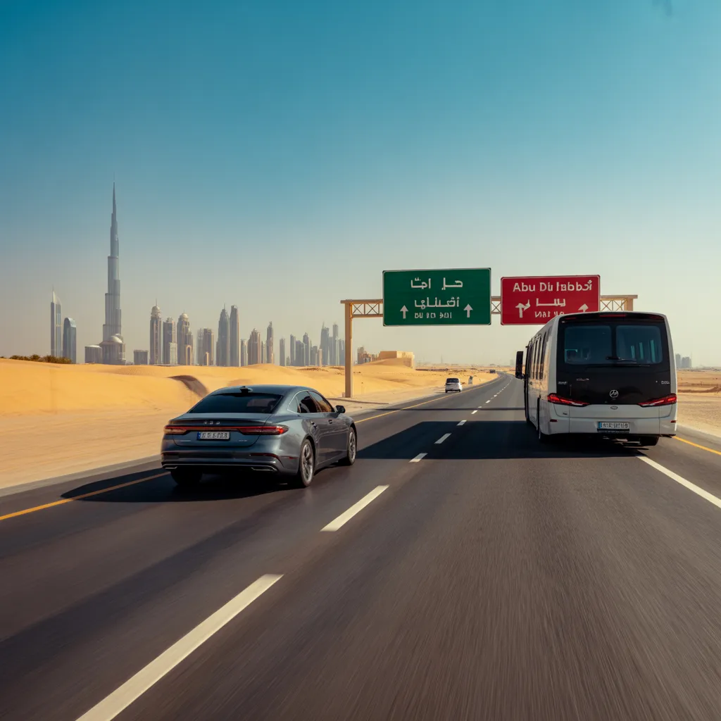 transport from dubai to abu dhabi