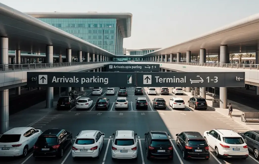 abu dhabi airport arrivals parking