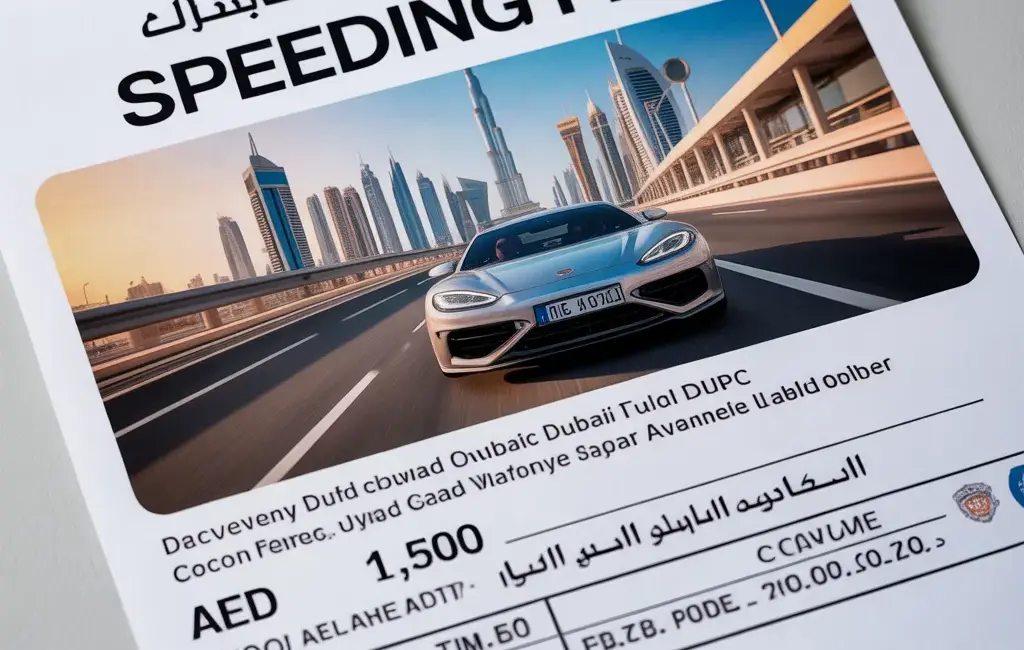 dubai speeding fine