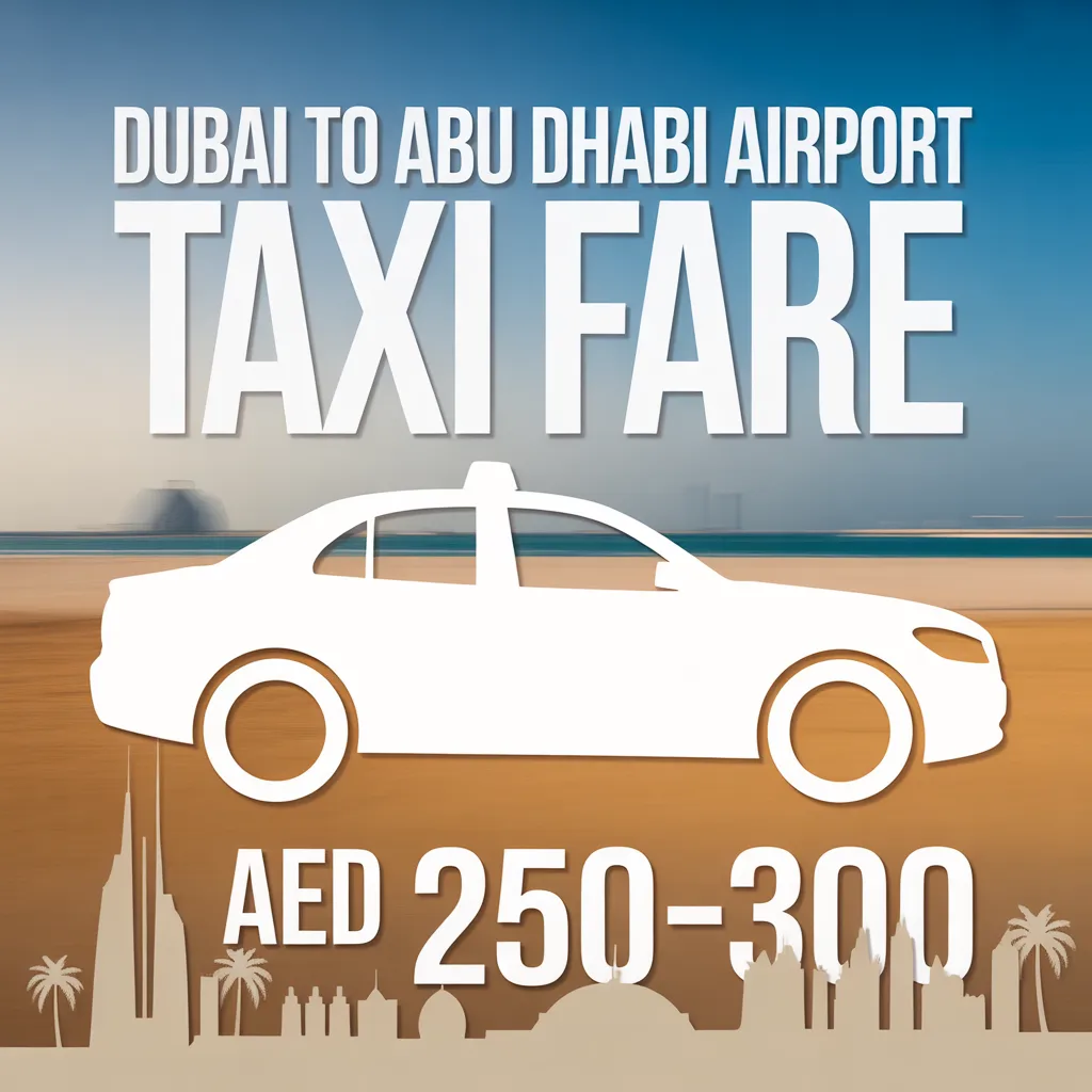 dubai to abu dhabi airport taxi fare