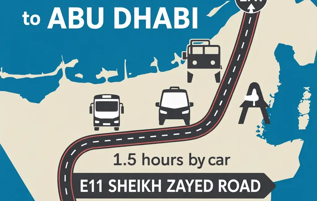 how to get to abu dhabi from dubai