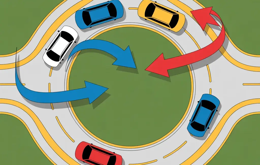 roundabout rules dubai