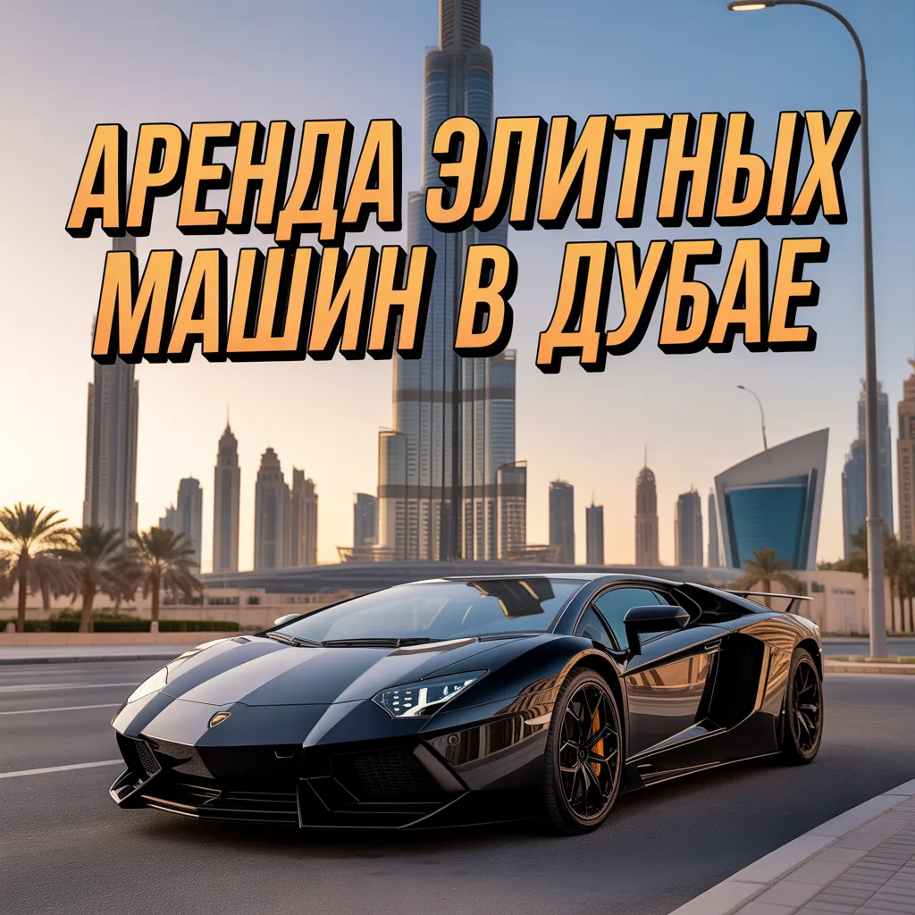 аренда ламборгини в дубае